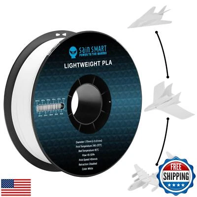SainSmart Light Weight Filament 1.75mm, LW-PLA Low-Density Active Foaming 3D  - Image 1 of 4