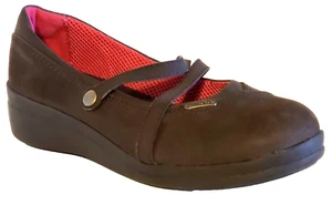 CROCS Patricia - Zapatos sin cordones de cuero marrón para mujer Mary Jane talla: 8,5 - Imagen 1 de 8
