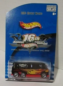 MATTEL HOT WHEELS..2002 16TH ANNUAL COLLECTOR'S CONVENTION, GMC MOTOR HOME..NRFP - Picture 1 of 2