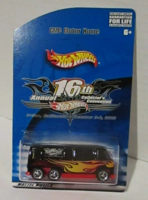 MATTEL HOT WHEELS..2002 16TH ANNUAL COLLECTOR'S CONVENTION, GMC MOTOR HOME..NRFP - Image 1 of 2