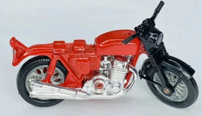 VTG LESNEY MATCHBOX #18 HONDA HONDARORA MOTORCYCLE RED ENGLAND - Image 1 of 4