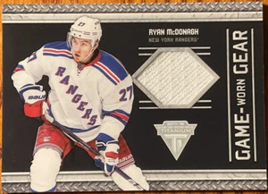 2011-12 Panini Titanium Game Worn Gear Ryan McDonagh #100 New York Rangers - Picture 1 of 2