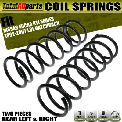 2x Rear Passenger Driver Coil Spring for Nissan Micra K11 1992-2000 1.3L CG13DE - image 1 of 4