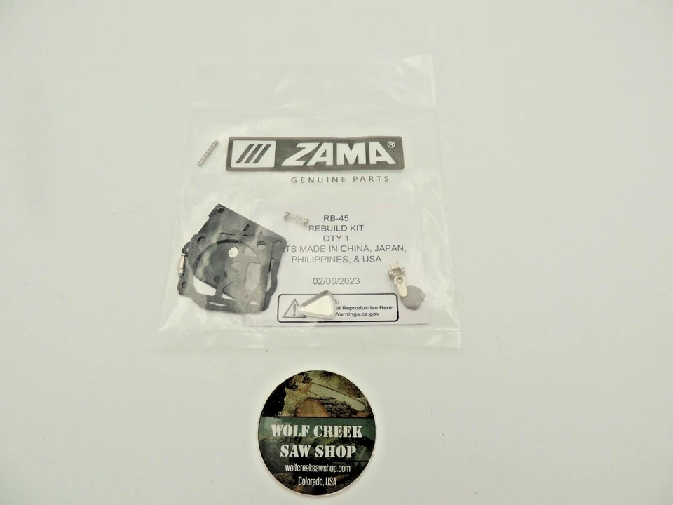 OEM Zama carb carburetor rebuild kit for Husqvarna 40 45 50 51 55 Rancher RB-45 - Изображение 1 из 1
