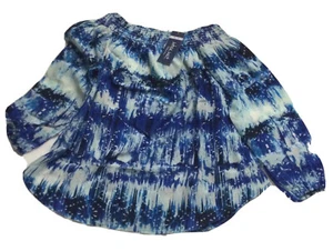 Girls off the shoulder blue top 4/6 - Picture 1 of 1