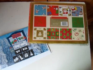 Paquetes de papel de envolver o plantillas de ventana de Navidad se venden por correo de tarifa plana individual - Imagen 1 de 14