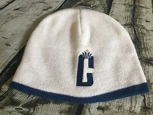 NBA Cavilers Hat Cleveland Basketball Beanie Cap White Blue 58 cm - Picture 1 of 4