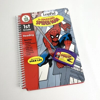 LeapFrog LeapPad The Amazing Spider-Man 1st Grade Reading Book & Cartridge - Image 1 of 4