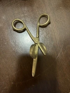 Vintage Candle Wick Cutter Scissors Snuffer Trimmer - Picture 1 of 4