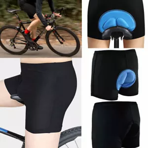 Men Women Cycling Shorts MTB Bicycle Bike Underwear 3D Sponge Gel Padded Pants - Picture 1 of 25