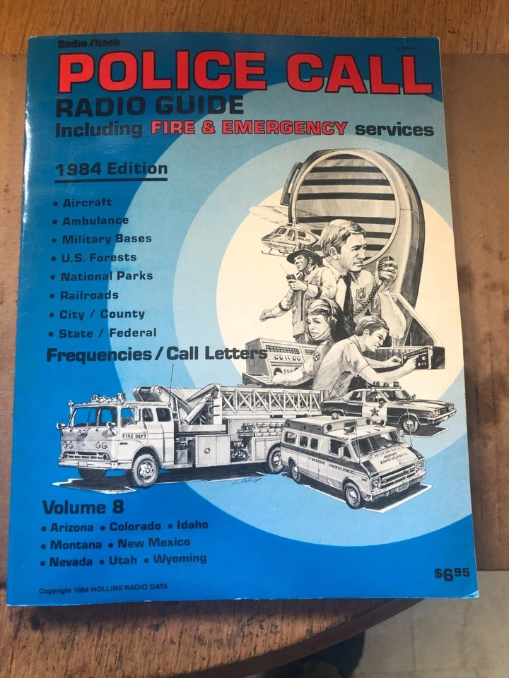 Radio Shack~Police Call Radio 1984 Guide/Manual~Volume 8 - Image 1 of 1