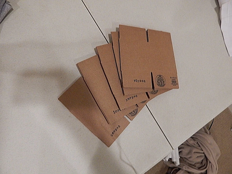 ULINE 4x4x4 Corrugated Cardboard Shipping Packing Boxes (25 pack ) - Image 1 of 2