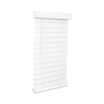 Persiana inalámbrica de imitación de madera Lotus & Windoware de 2,5 pulgadas, estilo plantación, lisa... Foto 1 de 4