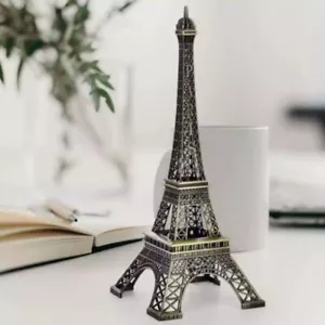 1 Piece Metal Eiffel Tower Antique Vintage Statue for Room, Office, Decorative S - Bild 1 von 8