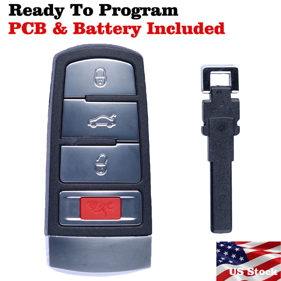 Mando a distancia inteligente para Volkswagen VW Passat 2007 2008 2009 2010 2011 2012  Foto 1 de 4