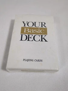Vintage Basic Cigarettes "Your Basic Deck" Poker Size Playing Cards Sealed - Bild 1 von 4
