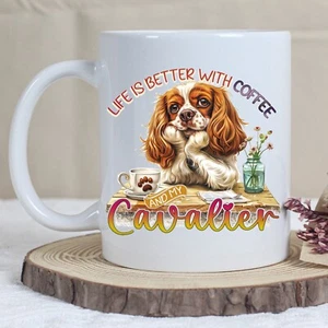 Pet Dog Mug, Funny Cavalier King Charles Spaniel Mug - Gift, Present, Coffee Cup - Picture 1 of 1