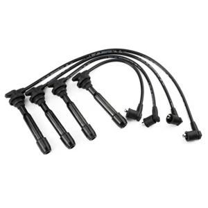 4PC Spark Plug Ignition Wire Set For Hyundai Elantra Tiburon Kia Spectra Soul L4 - Picture 1 of 10