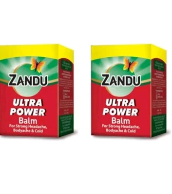 ZANDU BALM 2 X 50g ZANDU ULTRA POWER AYURVEDA BALM UK 🇬🇧 SELLER 50gX 2 Pack.