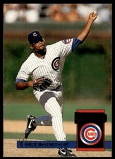 1994 Donruss Baseball Card Chuck McElroy o Chicago Cubs #639