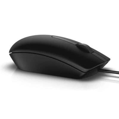Dell MS116 Mouse Ambidextrous USB Type-A Optical 1000 DPI MS116-BK - Image 1 of 3