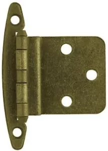 Pair Of 3/8" Inset Free Swing Hinges Antique Brass - Picture 1 of 1
