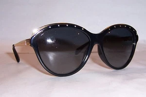 NUEVAS GAFAS DE SOL ALEXANDER MCQUEEN AMQ 4241/S NEGRAS/GRIS ANW-HD AUTÉNTICAS - Imagen 1 de 8