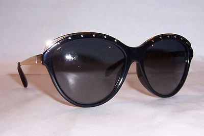 NEW ALEXANDER MCQUEEN SUNGLASSES AMQ 4241/S BLACK/GRAY ANW-HD AUTHENTIC - Image 1 of 4