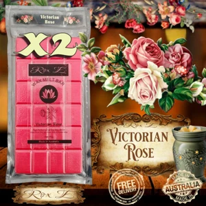 2X Snap Bars VICTORIAN ROSE Scented Soy Wax Melts Candle Tart For Burner Warmer - Picture 1 of 3