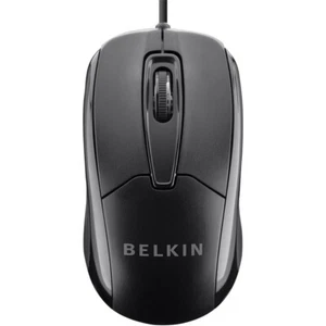 Belkin F5M010QBLK USB 3 Button Scroll Wheel Optical Mouse - Picture 1 of 2