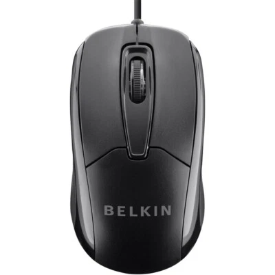 Belkin F5M010QBLK USB 3 Button Scroll Wheel Optical Mouse - Image 1 of 2