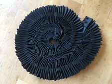 Soft Fossil Shell Art Sculpture Neoprene Black for Floor or Wall
