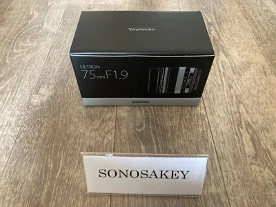 Voigtlander ULTRON 75mm F1.9 MC VM for Leica M mount Matte Black Paint New w/Box - Image 1 of 4