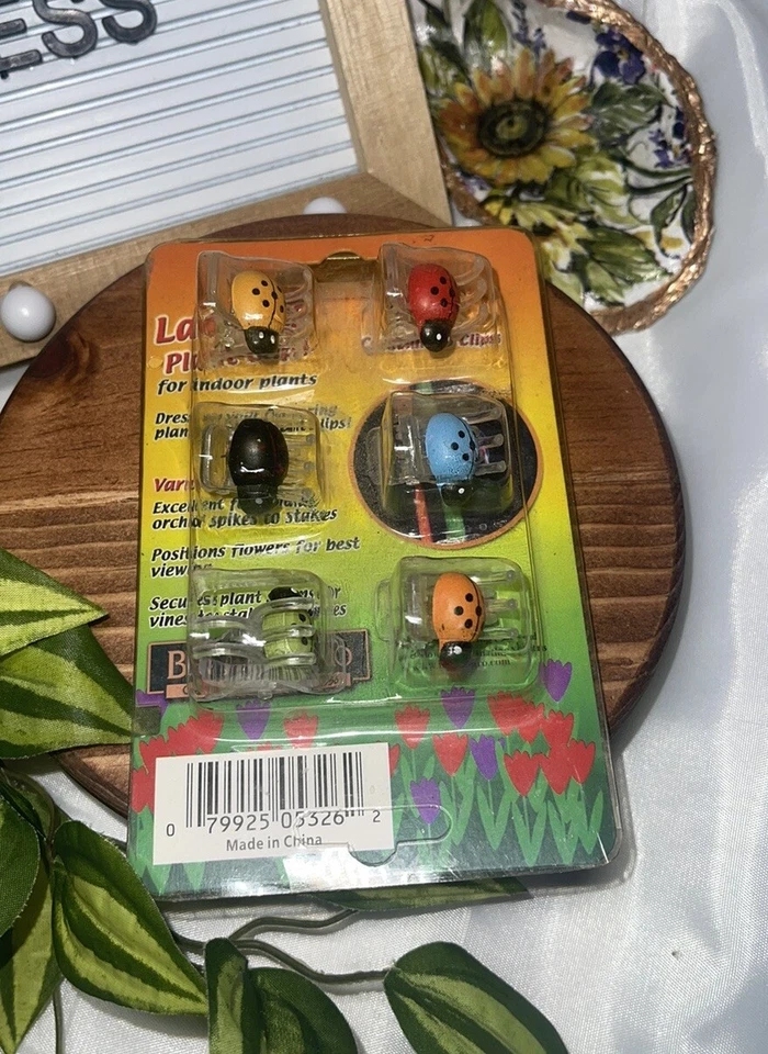 Better- Gro Ladybug Plant Orchid Clips6 Clips Flower's Plantingnew