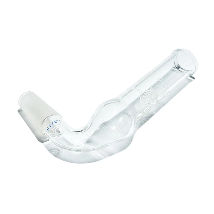 PYREX® QUICKFIT® 10/19 Angled Drying Tube with Cone Joint - LAB LABORATORY - Image 1 of 1