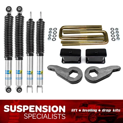 3" Lift Kit For 1999-2007 Chevy Silverado GMC Sierra 1500 4WD w/ Bilstein Shocks - Image 1 of 4