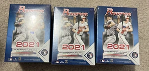 Topps MLB 2021 Bowman Baseball Blaster Box lot of 3 - Picture 1 of 1