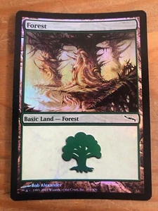 Basic Land Forest HOLO Mirrodin MTG - Picture 1 of 1