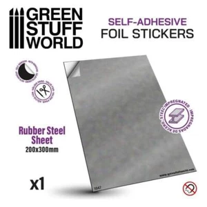 GREEN STUFF WORLD Rubber Steel Sheet - Self Adhesive - Picture 1 of 4