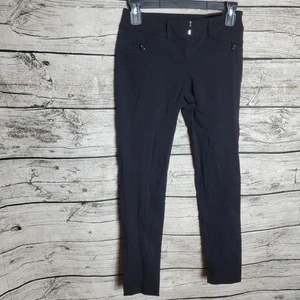Pantalones negros coquetos hasta el tobillo talla 1 - Imagen 1 de 7