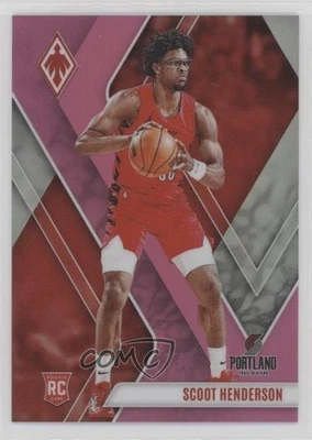 2023-24 Panini Phoenix Rookies Pink /175 Scoot Henderson #298 Rookie RC - Image 1 of 2