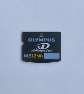Olympus xD Picture Card 512 MB Cam Memory Card, Fits Olympus, Fujifilm, Tested✅ - Picture 1 of 2