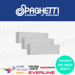 Pre-order LE SSERAFIM 1st Single Album SPAGHETTI Standard ver. SET & SHOP POB - Picture 1 of 2