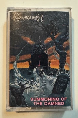 Mausoleum Summoning Of The Damned Death Metal Cassette 1992 Wild Rags Records - Image 1 of 4