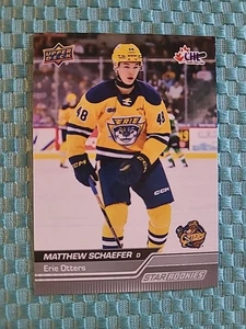 Tarjeta pre-novato CHL Matthew Schaefer 2023-24 Upper Deck #362 - Imagen 1 de 2