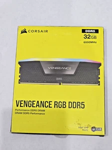 Corsair Vengeance RGB 32GB DDR5 C36 6000 RAM (CMH32GX5M2D6000C36) [2 X16 GB] - Picture 1 of 7