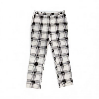 Pantalones ajustados a cuadros blancos y marrones H&M - 12 Foto 1 de 4
