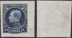 Belgien 1921 - Postfrische Briefmarke ausgegeben ohne Gummierung. Mi. Nr.: 165....(EB) AR-05393 - Bild 1 von 1