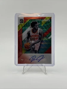 2019-20 Donruss Optic Signature Series Green Wave Damian Jones Autograph HAWKS - Bild 1 von 2