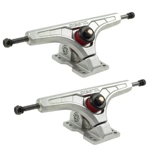Arsenal Silver Longboard Trucks 180MM, 50 Grad - Heavy-Duty Skateboard Truc... - Bild 1 von 6